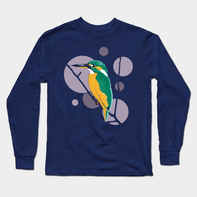 Kingfisher Long Sleeve T-Shirt by Savousepate